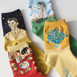 Boxtoday Gift 2.0 Art Series 4 Pack fuzzy socks