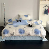 Boxtoday Vintage Butterflies Y2K Aesthetic Bedding Set