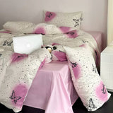 Boxtoday Vintage Butterflies Y2K Aesthetic Bedding Set