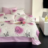 Boxtoday Vintage Butterflies Y2K Aesthetic Bedding Set