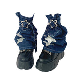 Boxtoday Gift Y2K Star Denim Leg Warmers