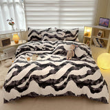 Boxtoday Zebra Art Print Bedding Set